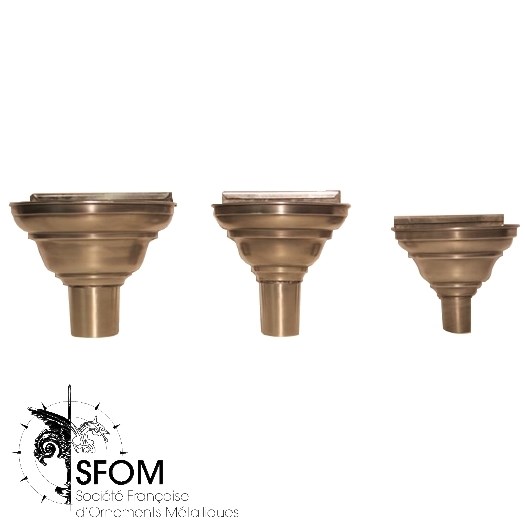 Les accessoires d'ornementation pour toitures en zinc ou en plomb de SFOM